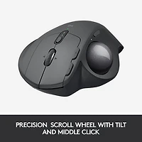 Logitech MX ERGO Plus Wireless Laser Trackball Mouse - Black