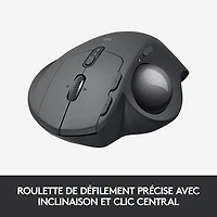 Logitech MX ERGO Plus Wireless Laser Trackball Mouse - Black