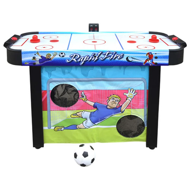 Table de hockey pneumatique multijeu 3-en-1 de 42 po Rapid Fire de Hathaway (BG1157M)