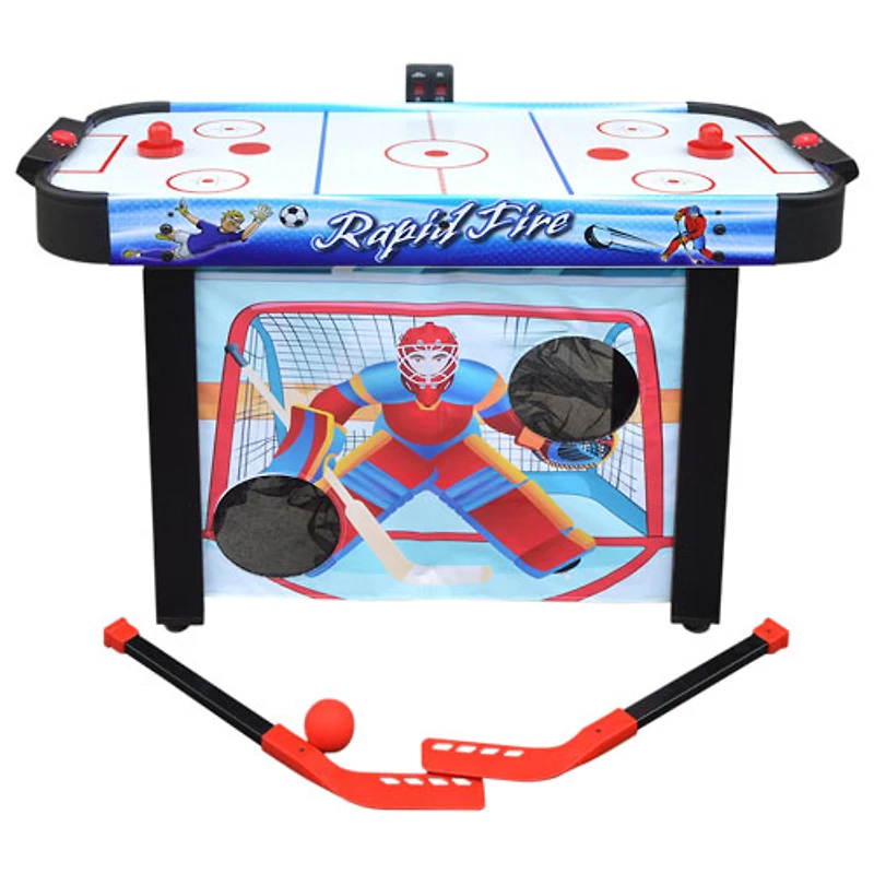 Table de hockey pneumatique multijeu 3-en-1 de 42 po Rapid Fire de Hathaway (BG1157M)