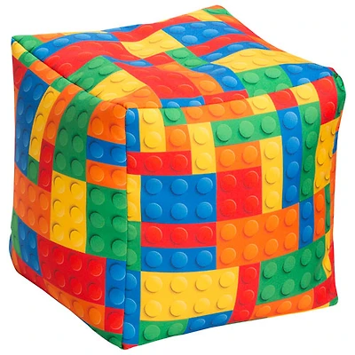 Fauteuil poire contemporain Cube Bricks