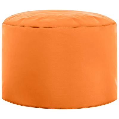 Pouf contemporain en polyester Dotcom Brava - Orange