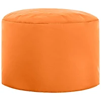 Pouf contemporain en polyester Dotcom Brava - Orange