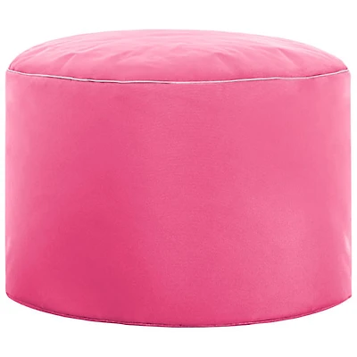 Dotcom Brava Contemporary Polyester Pouf - Pink
