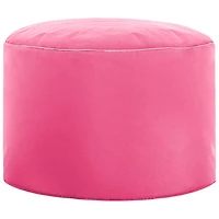 Dotcom Brava Contemporary Polyester Pouf - Pink
