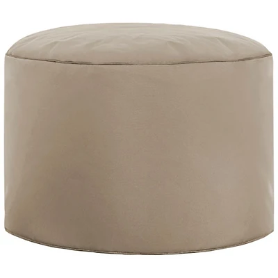Pouf contemporain en polyester Dotcom Brava - Kaki
