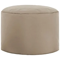 Pouf contemporain en polyester Dotcom Brava - Kaki