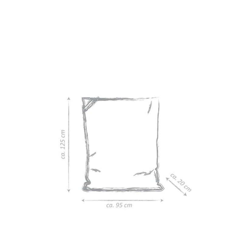 Fauteuil poire contemporain Brava - Violet