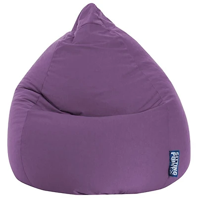 Easy Contemporary Polyester Bean Bag Chair - Purple