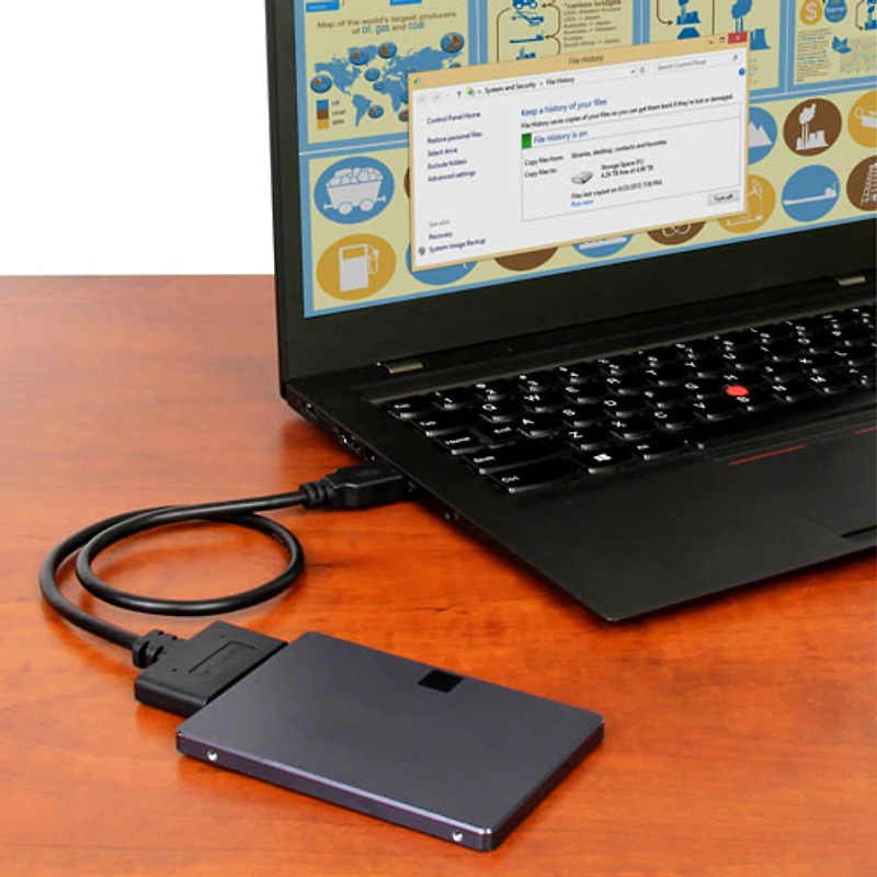 Adaptateur de disque dur USB 3.1 à SATA 2,5 po de StarTech (USB312SAT3CB)