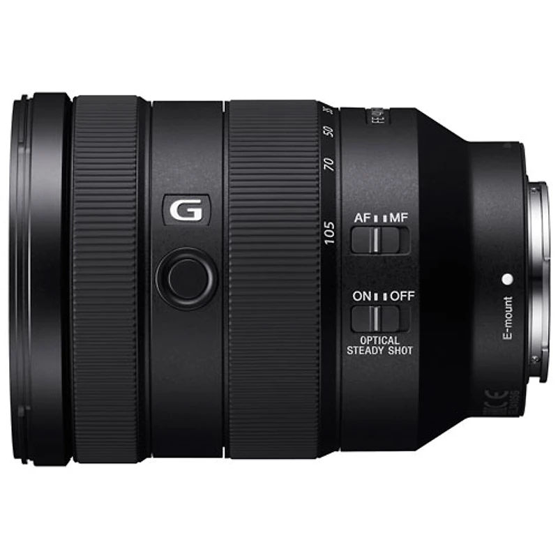 Téléobjectif grand-angle à zoom G OSS plein format à monture E FE 24-105 mm f/4 de Sony