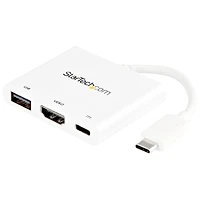 Startech USB-C To 4K HDMI and USB-A Adapter with Power Delivery (CDP2HDUACPW)