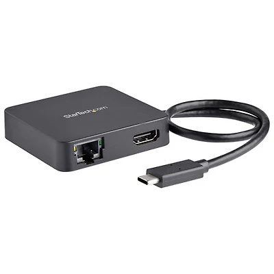 Adaptateur USB-C à HDMI/Ethernet/USB 3.0/USB-C de StarTech (DKT30CHD)