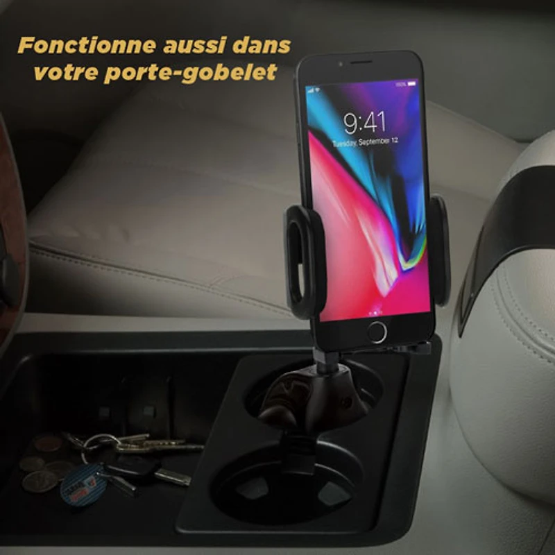 Support universel de téléphone intelligent stuckUP de Scosche pour voiture