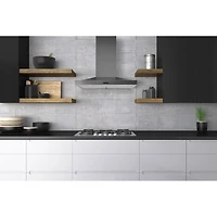 Hotte murale de 30 po de Venmar (VCS55030BSL) - Acier inoxydable noir