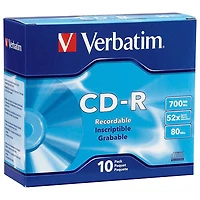 Verbatim 700MB 52X CD-R (94935) - 10-Pack