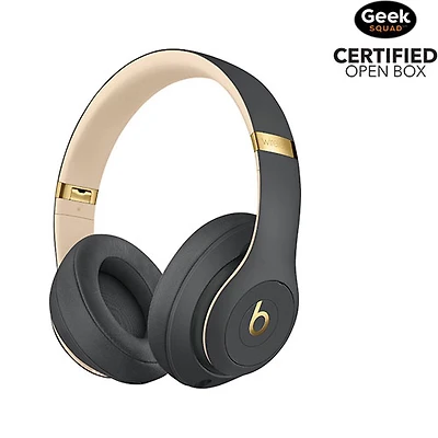 Boîte ouverte - Casque d'écoute Bluetooth à isolation sonore Studio 3 de Beats by Dr. Dre - Gris anthracite