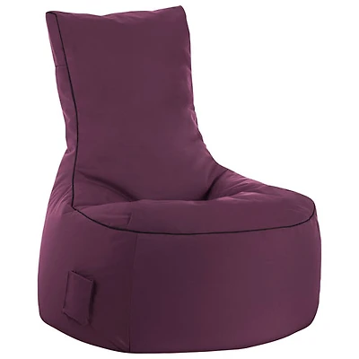 Fauteuil poire contemporain Swing Brava - Violet