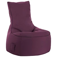 Fauteuil poire contemporain Swing Brava - Violet