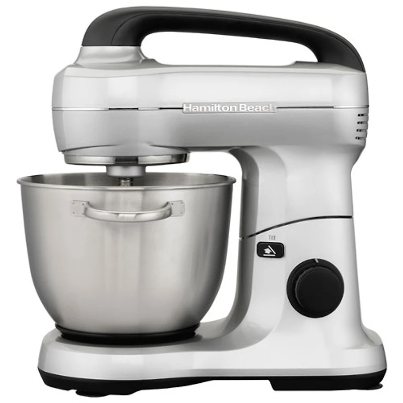 Hamilton Beach Tilt-Head Stand Mixer - 4.2Qt- 300-Watt - Stainless Steel