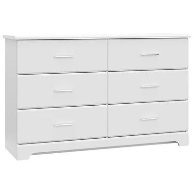 Commode à 6 tiroirs Brookside de Storkcraft - Blanc