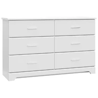 Commode à 6 tiroirs Brookside de Storkcraft - Blanc