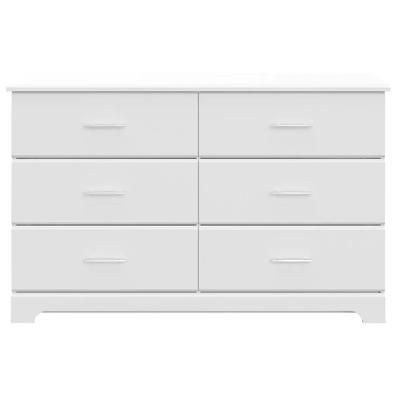 Commode à 6 tiroirs Brookside de Storkcraft - Blanc