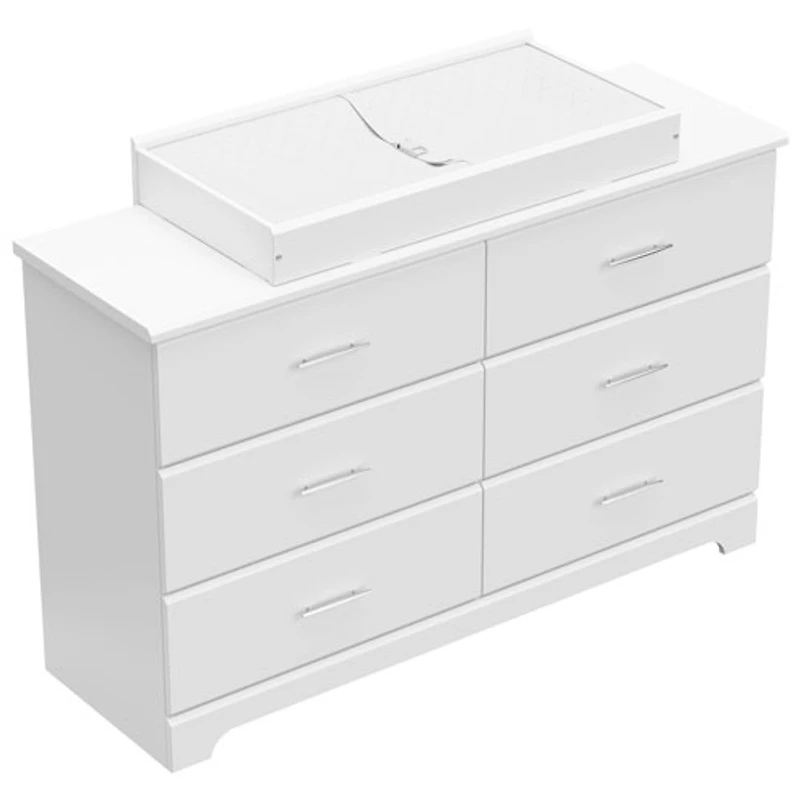 Commode à 6 tiroirs Brookside de Storkcraft - Blanc