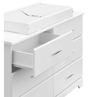 Commode à 6 tiroirs Brookside de Storkcraft - Blanc