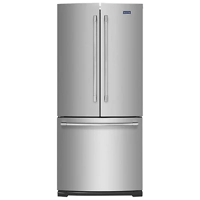 Maytag 30" 20 Cu. Ft. French Door Refrigerator with LED Lighting (MFB2055FRZ) - Stainless Steel