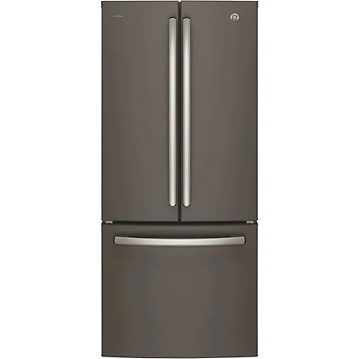 Réfrigérateur 2 portes 20,8 pi³ 30 po avec distributeur glaçons Profile de GE (PNE21NMLKES)-Ardoise