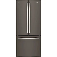 Réfrigérateur 2 portes 20,8 pi³ 30 po avec distributeur glaçons Profile de GE (PNE21NMLKES)-Ardoise