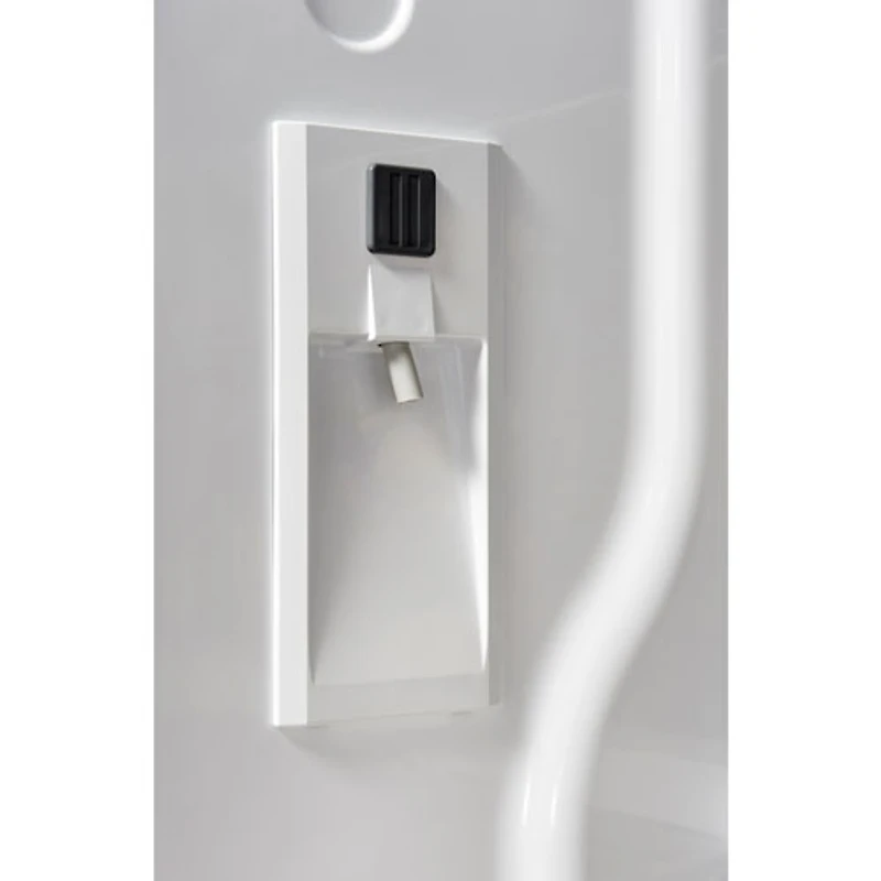 Réfrigérateur 2 portes 20,8 pi³ 30 po avec distributeur glaçons Profile de GE (PNE21NMLKES)-Ardoise