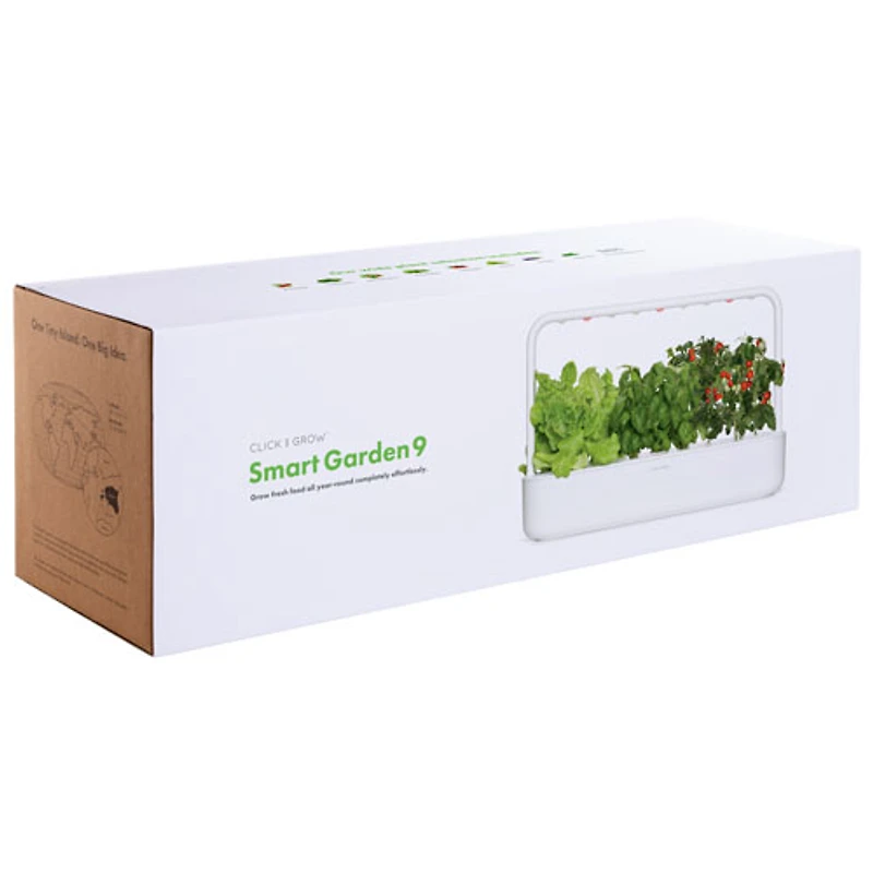 Jardin d'intérieur intelligent Smart Garden 9 de Click & Grow (SG9S1US) - Blanc