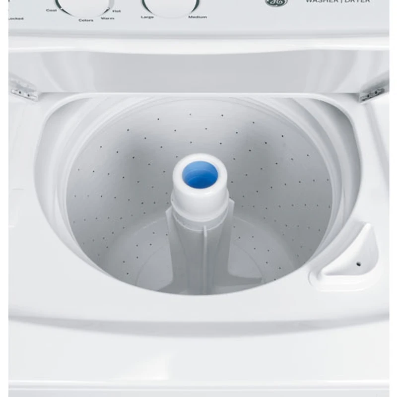 GE 4.4 Cu. Ft. Electric Washer & 5.9 Cu. Ft. Dryer Laundry Centre (GUD27ESMMWW) - White