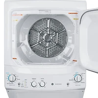 GE 4.4 Cu. Ft. Gas Washer & 5.9 Cu. Ft. Dryer Laundry Centre (GUD27GSSMWW) - White