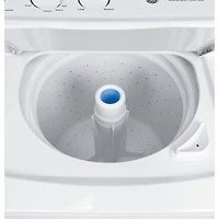 GE 4.4 Cu. Ft. Gas Washer & 5.9 Cu. Ft. Dryer Laundry Centre (GUD27GSSMWW) - White