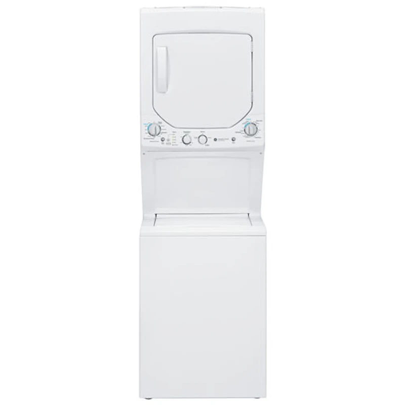 GE 2.6 Cu. Ft. Electric Washer & Dryer Laundry Centre (GUD24ESMMWW) - White