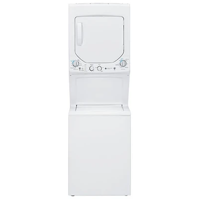 Duo laveuse-sécheuse électrique 2,6 pi³ de GE (GUD24ESMMWW) - Blanc