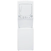GE 2.6 Cu. Ft. Electric Washer & Dryer Laundry Centre (GUD24ESMMWW) - White