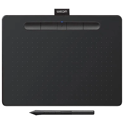 Wacom Intuos 8.5" x 5.3" Graphic Tablet with Stylus (CTL6100WLK0) - Black