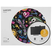 Wacom Intuos 8.5" x 5.3" Graphic Tablet with Stylus (CTL6100WLK0) - Black