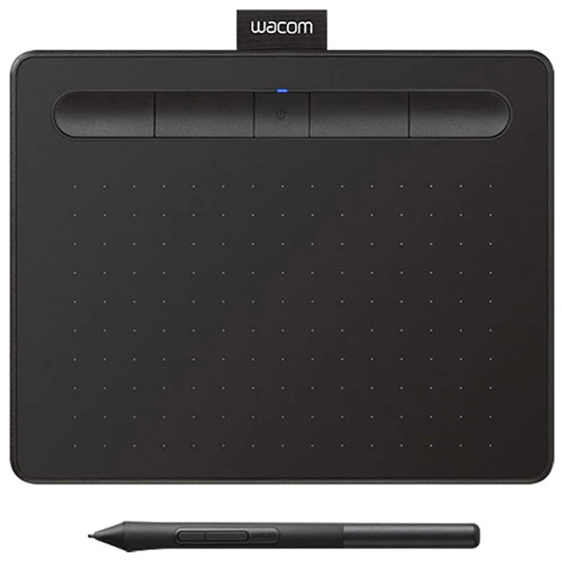 Wacom Intuos 6.0" x 3.7" Graphic Tablet with Stylus (CTL4100WLK0) - Black