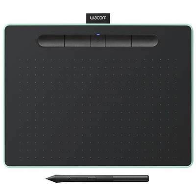 Wacom Intuos 8.5" x 5.3" Graphic Tablet with Stylus (CTL6100WLE0) - Green