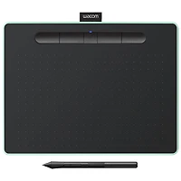 Wacom Intuos 8.5" x 5.3" Graphic Tablet with Stylus (CTL6100WLE0) - Green