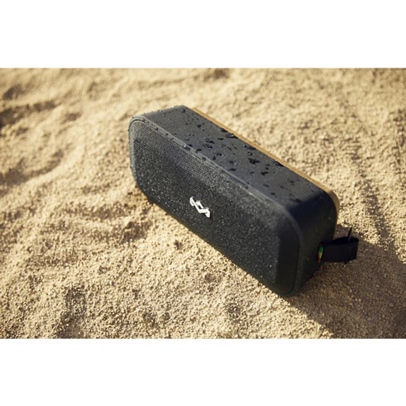 Haut-parleur sans fil Bluetooth étanche No Bounds XL de House of Marley - Noir Signature - Exclusivité Best Buy
