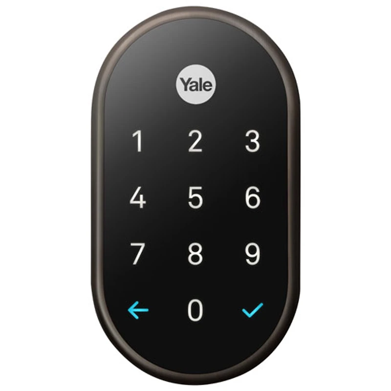 Serrure intelligente Wi-Fi Nest de Google x Yale - Bronze huilé