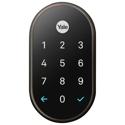 Serrure intelligente Wi-Fi Nest de Google x Yale - Bronze huilé