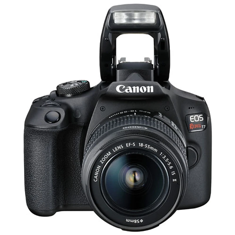 Appareil photo reflex numérique EOS Rebel T7 de Canon avec objectif IS 18-55 mm