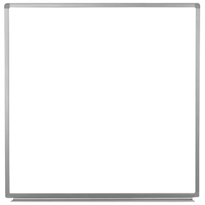 Tableau blanc magnétique mural de 48 x 48 po de Luxor (WB4848W)